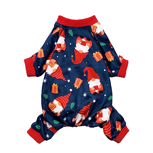 Fitwarm Zwerg Hund Weihnachten Schlafanzug, Hund Winterkleidung für kleine Hunde Mädchen, leichter Samt Haustier Overall Katze Outfit Schwarz Rot Medium Fitwarm Zwerg Hund Weihnachten Schlafanzug, Hund Winterkleidung für kleine Hunde Mädchen, leichter Samt Haustier Overall Katze Outfit Schwarz Rot Medium von Fitwarm
