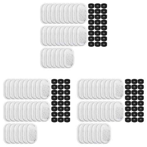 Fivetwofive 144er-Pack Filter für Katzentrinkbrunnen, Ersatzfilter für Katzentrinkbrunnen für Haustiertrinkbrunnen mit Einstellbarem Wasserdurchfluss Fivetwofive 144er-Pack Filter für Katzentrinkbrunnen, Ersatzfilter für Katzentrinkbrunnen für Haustiertrinkbrunnen mit Einstellbarem Wasserdurchfluss von Fivetwofive