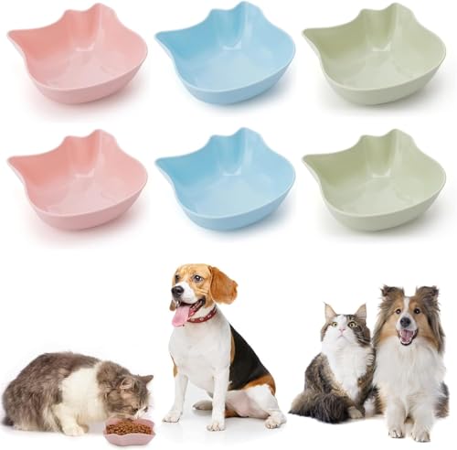 6-teiliges Katzennapf-Set – rutschfeste Katzenfutter- und Wassernäpfe für kleine Haustiere | Langlebige, leicht zu reinigende Kätzchennäpfe | modernes Design in mehreren Farben 6-teiliges Katzennapf-Set – rutschfeste Katzenfutter- und Wassernäpfe für kleine Haustiere | Langlebige, leicht zu reinigende Kätzchennäpfe | modernes Design in mehreren Farben von Fizzix