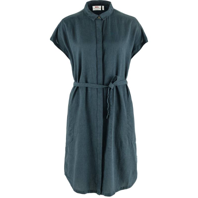 Fjällräven Damen Blusenkleid Övik Hemp Dress W mountain blue, Gr. M von Fjällräven