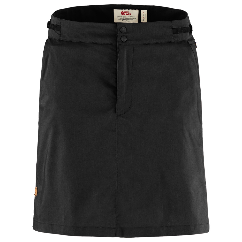 Fjällräven Damen Hosenrock Abisko Hike Skort W black, Gr. 42 von Fjällräven