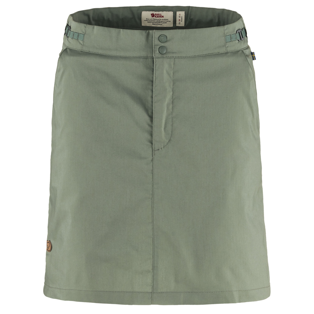 Fjällräven Damen Hosenrock Abisko Hike Skort W patina green, Gr. 38 von Fjällräven