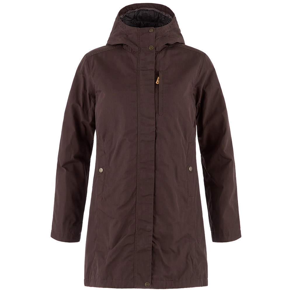 Fjällräven Damen Parka Kiruna Padded Parka W black oak, Gr. XS von Fjällräven