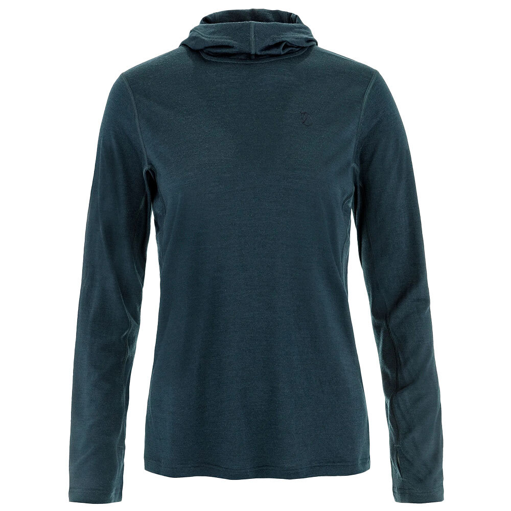Fjällräven Damen Pullover Abisko Wool Hoodie W dark navy, Gr. XL von Fjällräven