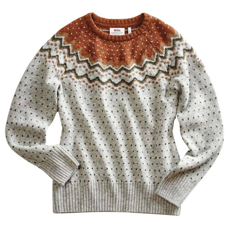 Fjällräven Damen Pullover Övik Knit Sweater W grey, Gr. S von Fjällräven