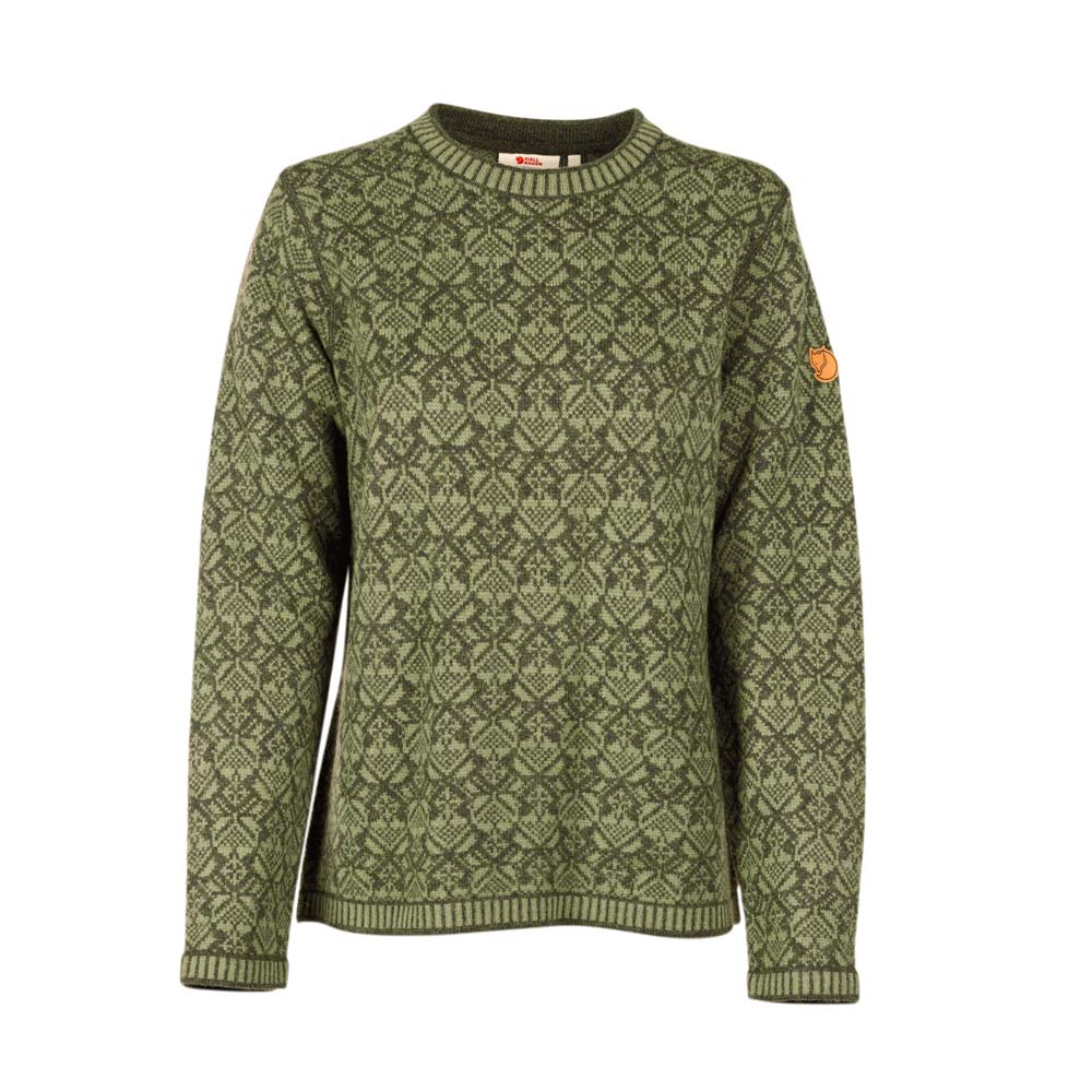 Fjällräven Damen Pullover Snow Round Neck Sweater W deep forest Fjällräven Damen Pullover Snow Round Neck Sweater W deep forest von Fjällräven