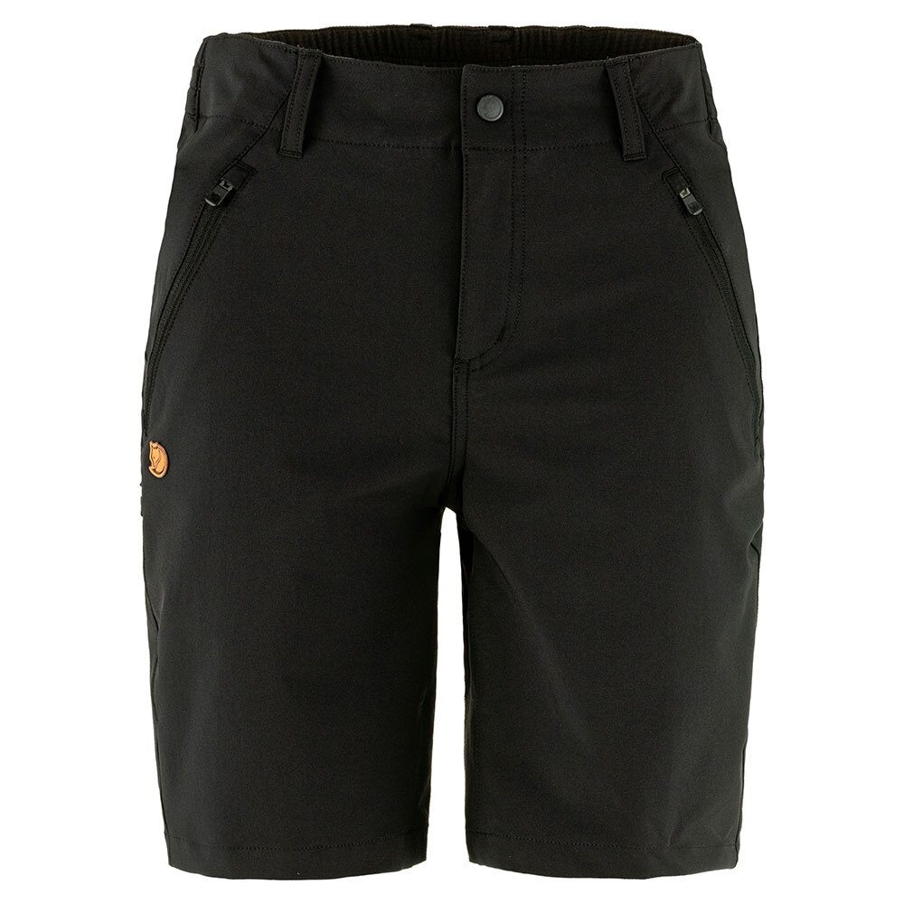 Fjällräven Damen Shorts Abisko Trail Stretch Shorts W black, Gr. 44 von Fjällräven