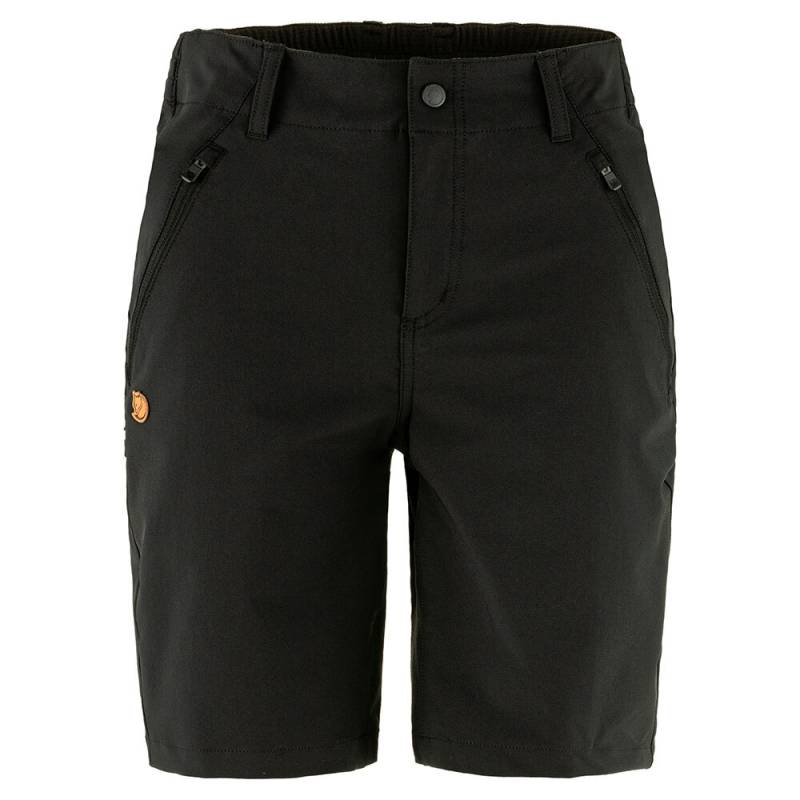 Fjällräven Damen Shorts Abisko Trail Stretch Shorts W black, Gr. 46 von Fjällräven
