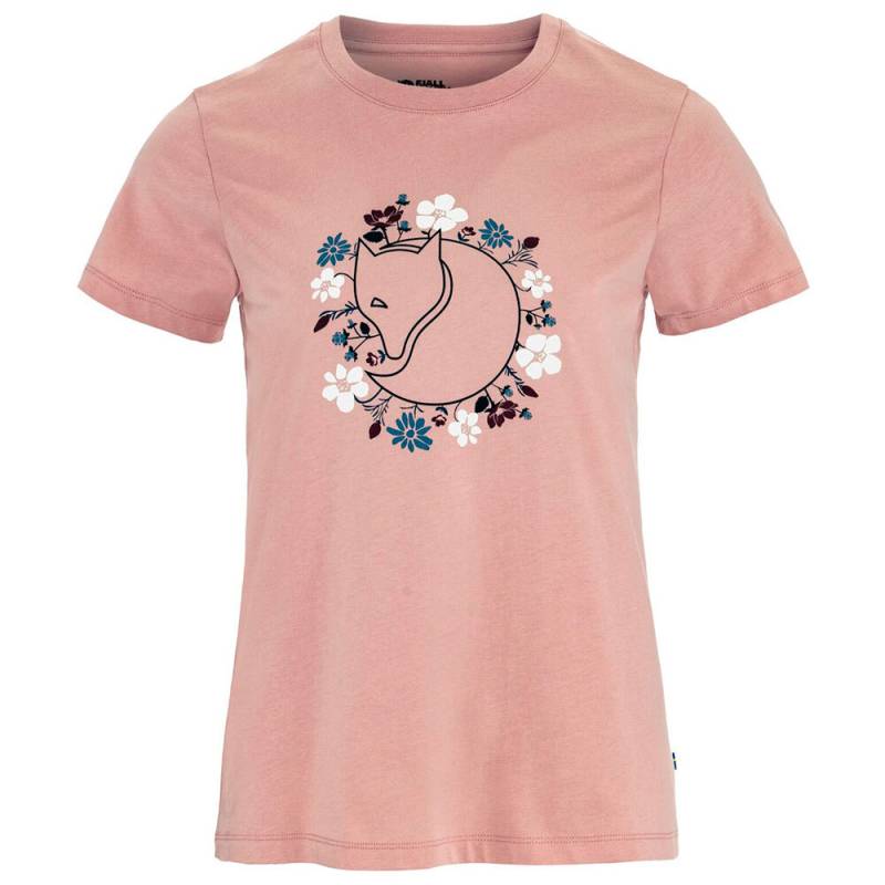 Fjällräven Damen T-Shirt Fjällblomster Fox T-Shirt W chalk rose, Gr. XS von Fjällräven
