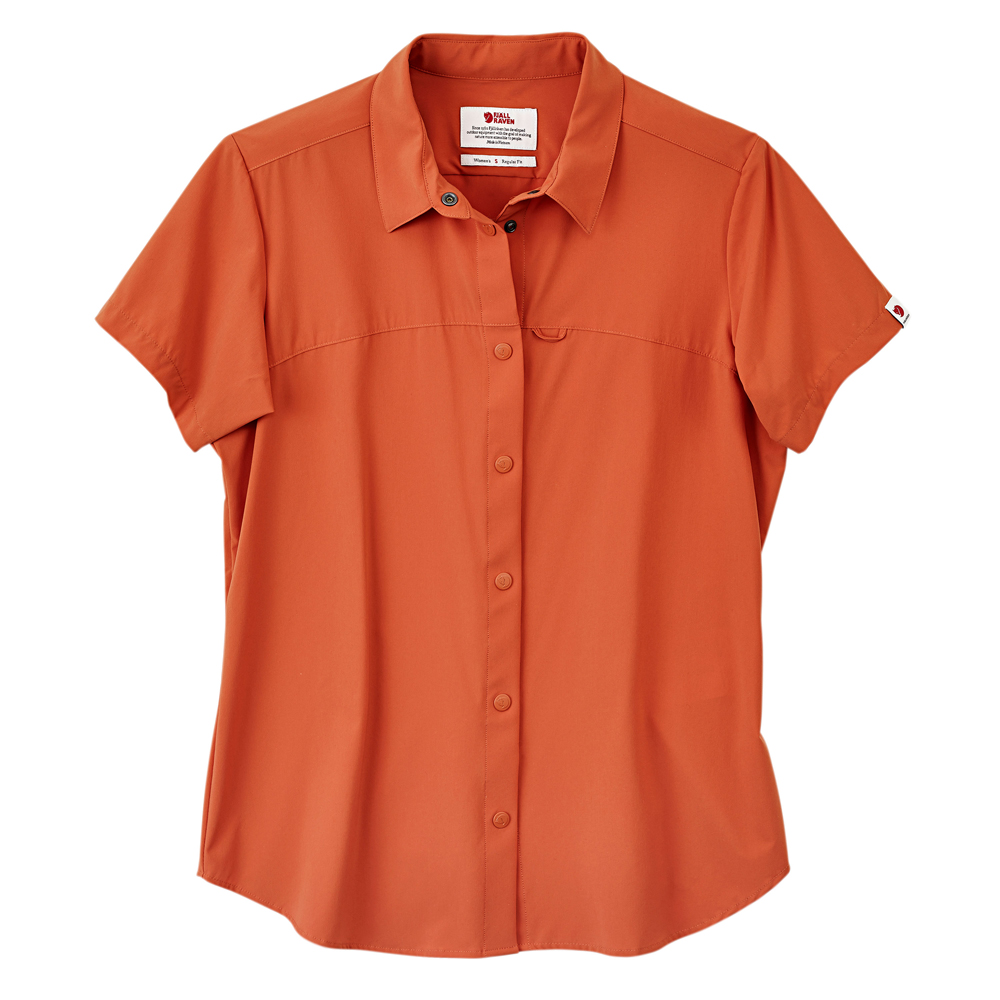 Fjällräven Damen T-Shirt High Coast Lite Shirt SS W rot, Gr. XS von Fjällräven