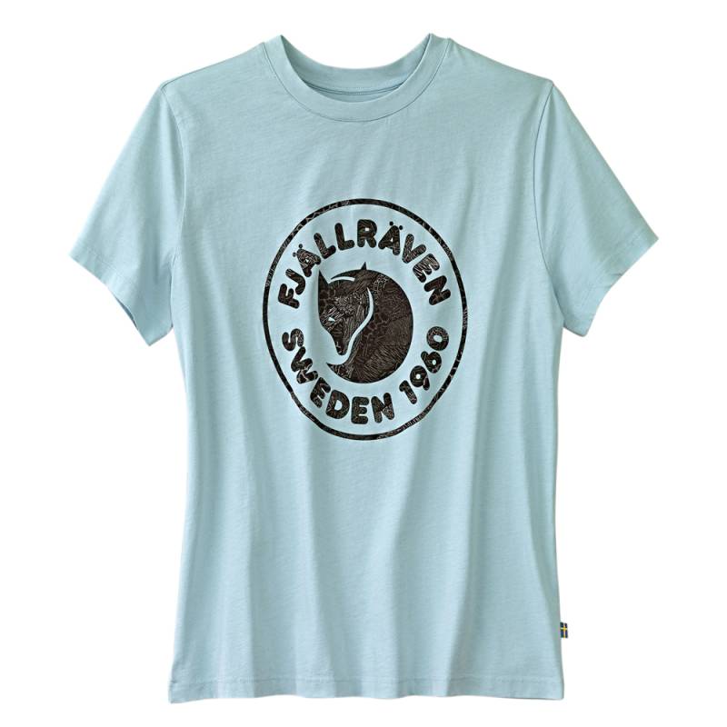 Fjällräven Damen T-Shirt Kånken Art Logo Tee W blau, Gr. L von Fjällräven