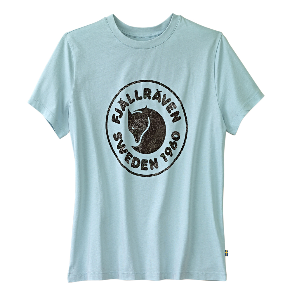 Fjällräven Damen T-Shirt Kånken Art Logo Tee W blau, Gr. M von Fjällräven