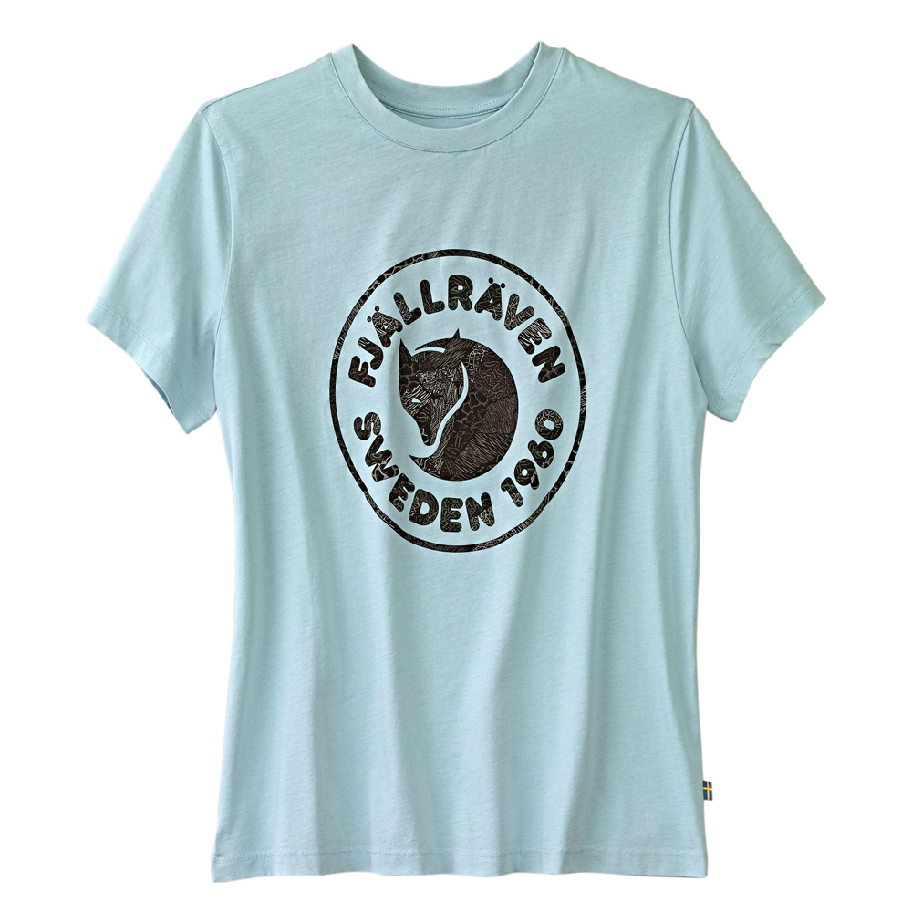 Fjällräven Damen T-Shirt Kånken Art Logo Tee W blau, Gr. XL von Fjällräven