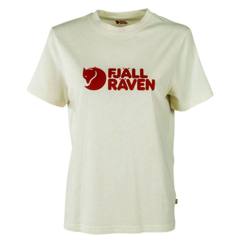 Fjällräven Damen T-Shirt Logo Tee W chalk white, Gr. M von Fjällräven