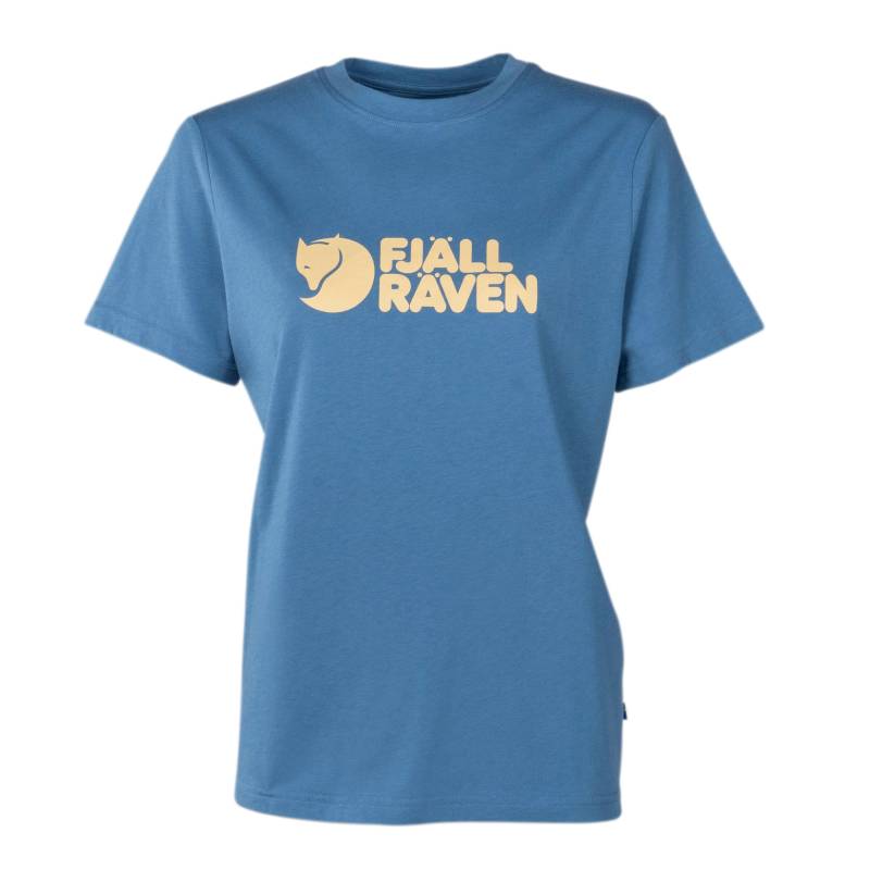 Fjällräven Damen T-Shirt Logo Tee W dawn blue, Gr. XS von Fjällräven