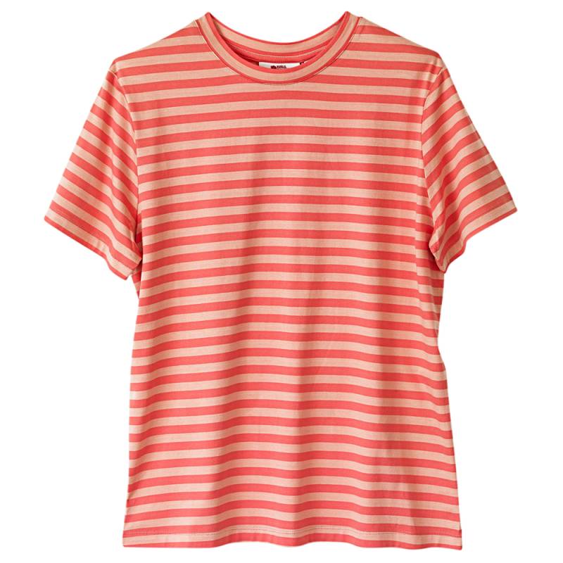 Fjällräven Damen T-Shirt Striped T-Shirt W rot-rosa, Gr. L von Fjällräven