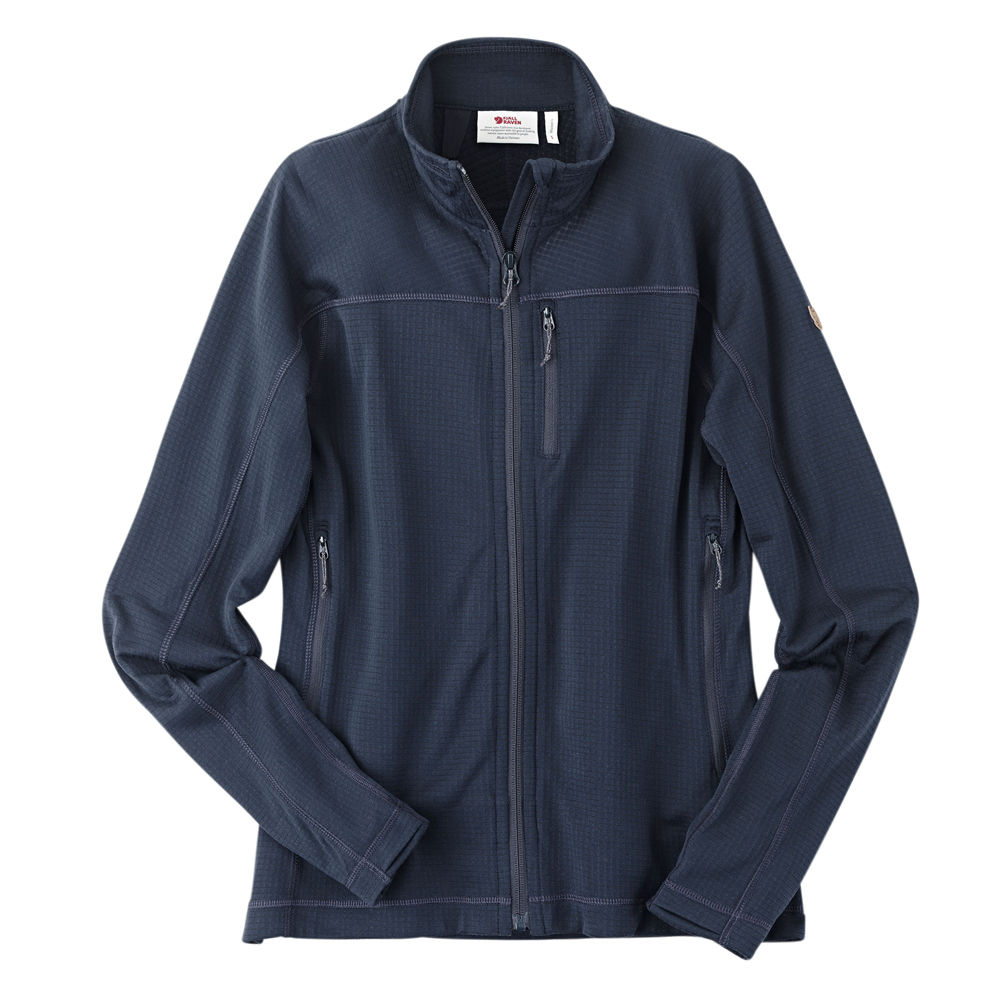 Fjällräven Damenjacke Abisko Lite Fleece Jacket W dunkelblau, Gr. L von Fjällräven