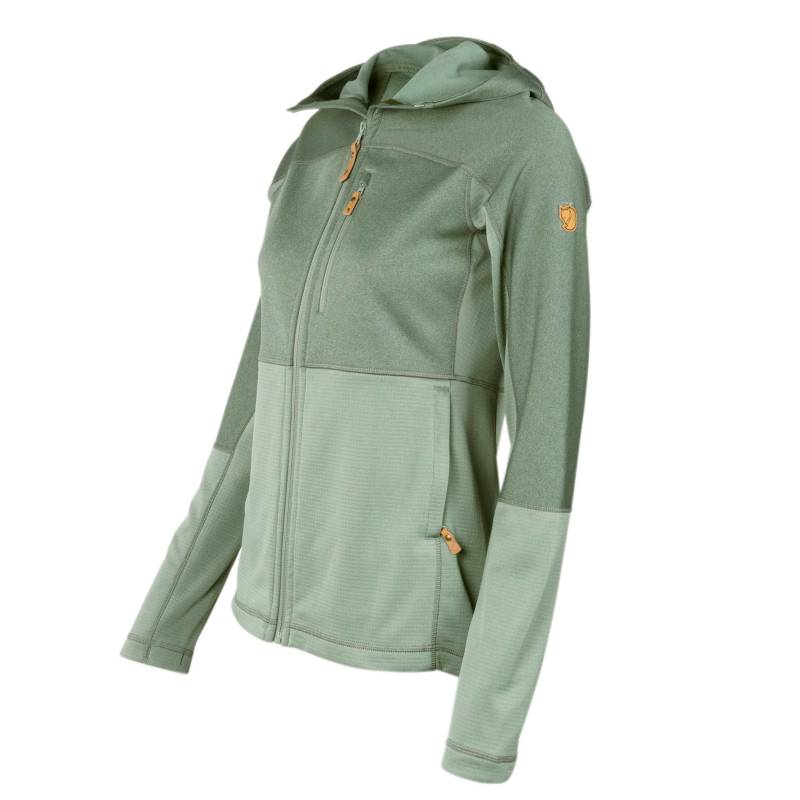 Fjällräven Damenjacke Abisko Trail Fleece W patina green, Gr. L von Fjällräven