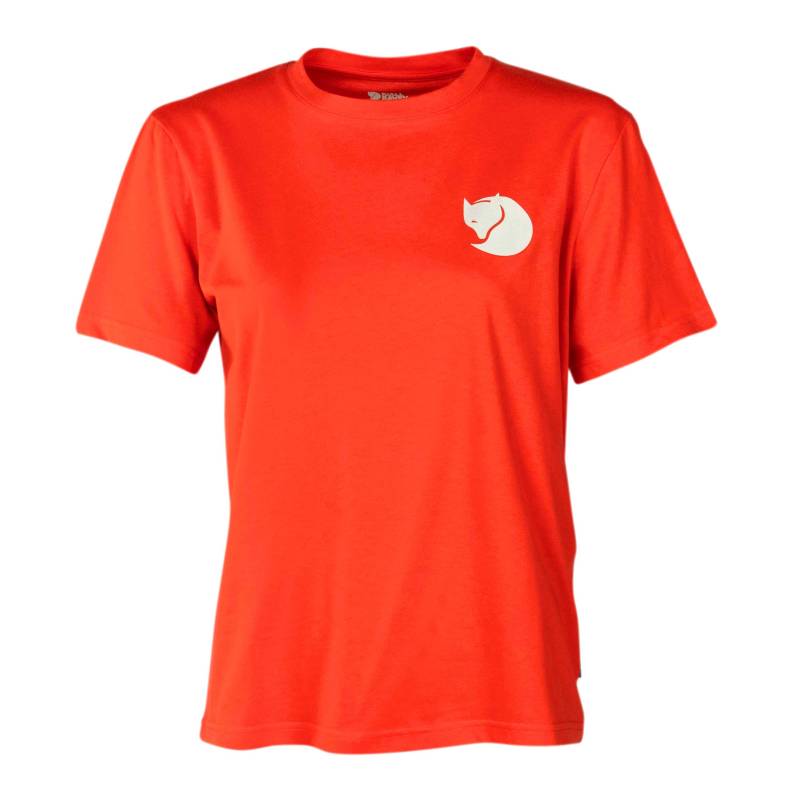 Fjällräven T-Shirt Walk with Nature T-Shirt W flame orange, Gr. S von Fjällräven