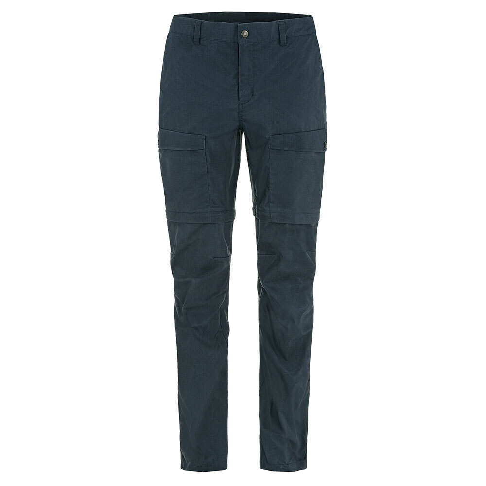 Fjällräven Trekkinghose Abisko Hybrid Trail Trousers Zip-off W navy, Gr. 44/R von Fjällräven