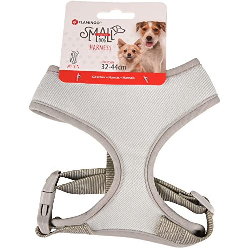 Flamingo Pet Products - Geschirr Small Dog Grün S Hals 24 cm Körper verstellbar von 32 bis 44 cm für Hunde von Flamingo Pet Products