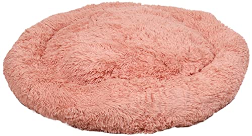 FLAMINGO Pet Products – Krems Cushion, rund, Antikrosa, Durchmesser 70 cm, Anti-STR von Flamingo