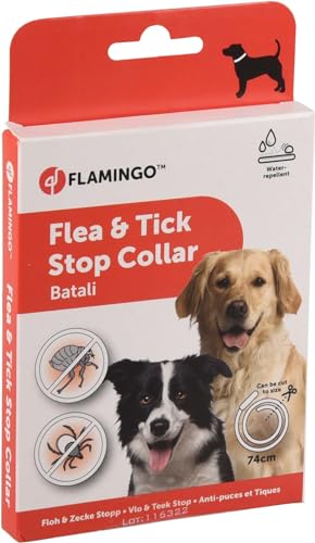 Anti-PARASIT Batali FLOH & ZECKE Stop Halsband Hund 74CM von Flamingo