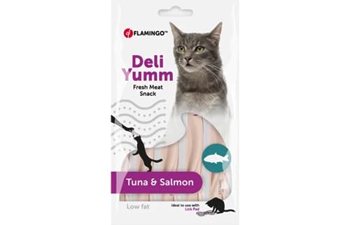 Deli YUMM Fresh Meat Snack Tuna+Salmon 70GR von Flamingo
