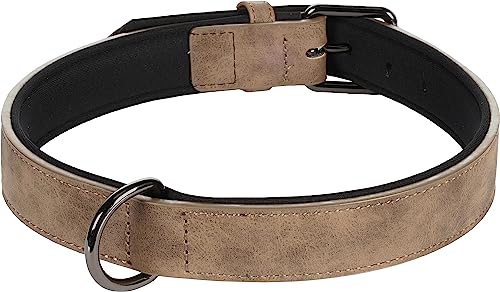 Halsband DELU BRAUN XXL 52/62CM 30MM Halsband DELU BRAUN XXL 52/62CM 30MM von Flamingo