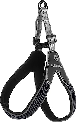Easy Geschirr HILKA SCHWARZ M 40-50CM 25MM Easy Geschirr HILKA SCHWARZ M 40-50CM 25MM von Flamingo