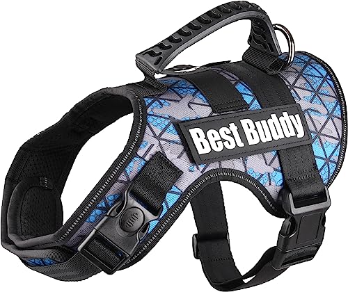 Geschirr Best Buddy Uranus BLAU Camouflage Grid M 60-80CM*38MM Geschirr Best Buddy Uranus BLAU Camouflage Grid M 60-80CM*38MM von Flamingo