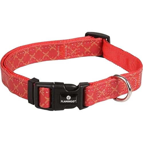Halsband Odin ROT M 40-55CM 20MM Halsband Odin ROT M 40-55CM 20MM von Flamingo