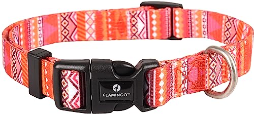 F Halskette SYB Orange/Rosa/Weiß, 20-35 cm, 10 mm von Flamingo