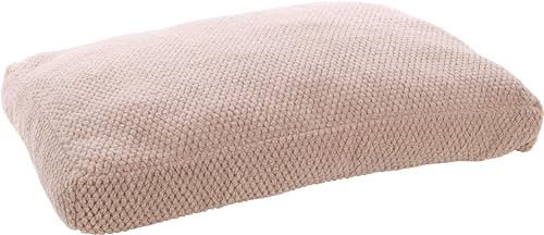 Flamingo Kissen Jacquard Rechteck Taupe - 100x70x12cm - Waschbar - Rutschfester Boden - Abnehmbarer Bezug mit Reißverschluss von Flamingo