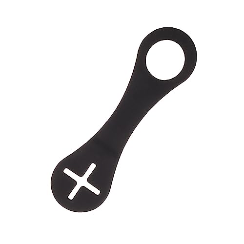 FLAMINGO - Kotbeutelhalter aus Silikon, 14 cm, Schwarz von Flamingo