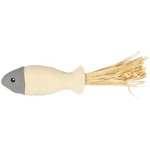 FLAMINGO - Natural Fun Fisch, 20 cm, Grau-Beige, Reihe Green, Katzenspielzeug. FLAMINGO - Natural Fun Fisch, 20 cm, Grau-Beige, Reihe Green, Katzenspielzeug. von Flamingo