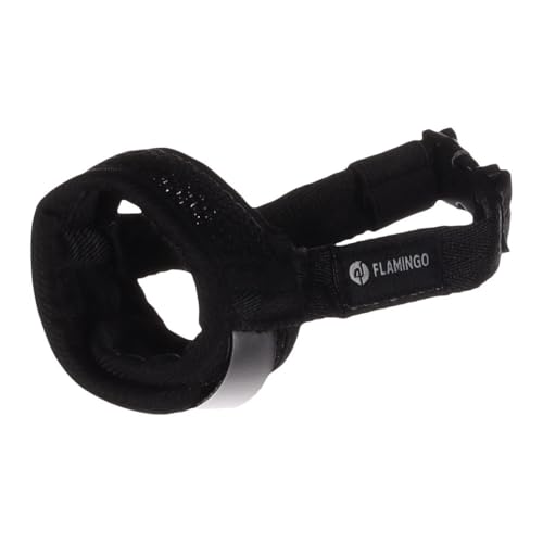 MAULBAND ROLO SCHWARZ XXS Nacken 27-42CM / Nase 10-13CM von Flamingo