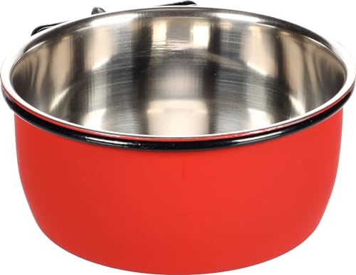 Flamingo FRESS- UND TRINKNAPF AVARO MIT SCHRAUBENMUTTER 13CM ROT/SCHWARZ 580ML Flamingo FRESS- UND TRINKNAPF AVARO MIT SCHRAUBENMUTTER 13CM ROT/SCHWARZ 580ML von Flamingo