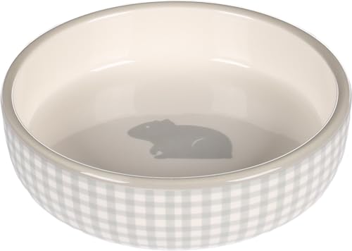 FUTTERNAPF MEERSCHWEINCHEN Mylo Keramik GRAU-Weiss RUND 200ML 12x3,5CM FUTTERNAPF MEERSCHWEINCHEN Mylo Keramik GRAU-Weiss RUND 200ML 12x3,5CM von Flamingo