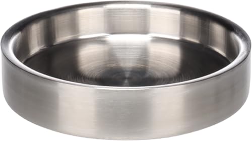FUTTERNAPF Muscat RUND Silber 12,5x2,5CM 170ML von Flamingo