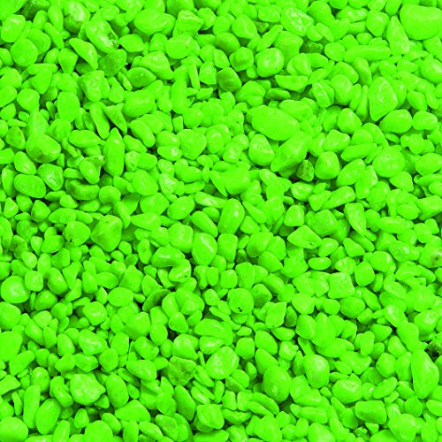 Flamingo 400432 Kies neon Grun, 1 kg von Flamingo