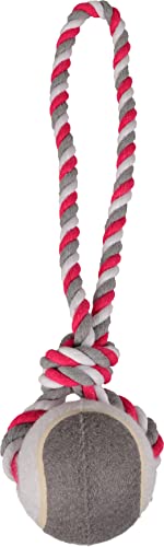 Flamingo 517544 Hs Baumwolle Jim Ziehzeug Tennis Fuchsia/Weiss/Grau L Dia. 9.5 cm/50 cm Flamingo 517544 Hs Baumwolle Jim Ziehzeug Tennis Fuchsia/Weiss/Grau L Dia. 9.5 cm/50 cm von Flamingo