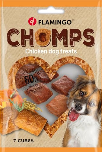 Flamingo Snack Chomps – Blöckchen mit Huhn | 100% Natürlicher & Leckerer Hundesnack! Flamingo Snack Chomps – Blöckchen mit Huhn | 100% Natürlicher & Leckerer Hundesnack! von Flamingo