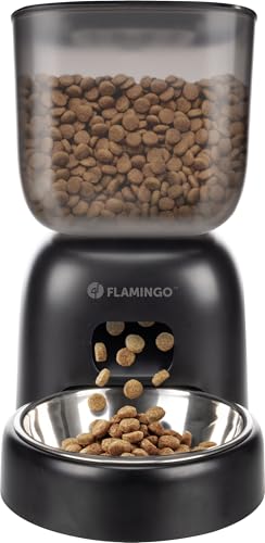 Flamingo Distributeur de Nourriture Blido Noir – 3 L – Programmable – Pour Chiens et Chats Flamingo Distributeur de Nourriture Blido Noir – 3 L – Programmable – Pour Chiens et Chats von Flamingo