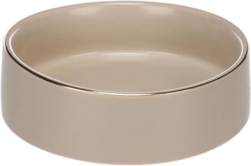 Flamingo Eram Futter- und Trinknapf – Rund – Beige – 200 ml | Stilvoll, funktional & pflegeleicht! von Flamingo
