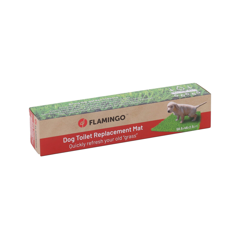 Flamingo Ersatzkunstrasenmatte für Haustier-WC Pelou - 1 stück Flamingo Ersatzkunstrasenmatte für Haustier-WC Pelou - 1 stück von Flamingo