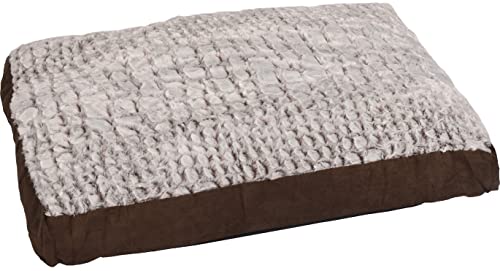 Flamingo F Snoozzy-Kissen, Winkel-Katzenspielzeug + Reißverschluss, braun, 80 x 55 x 10 cm von Flamingo