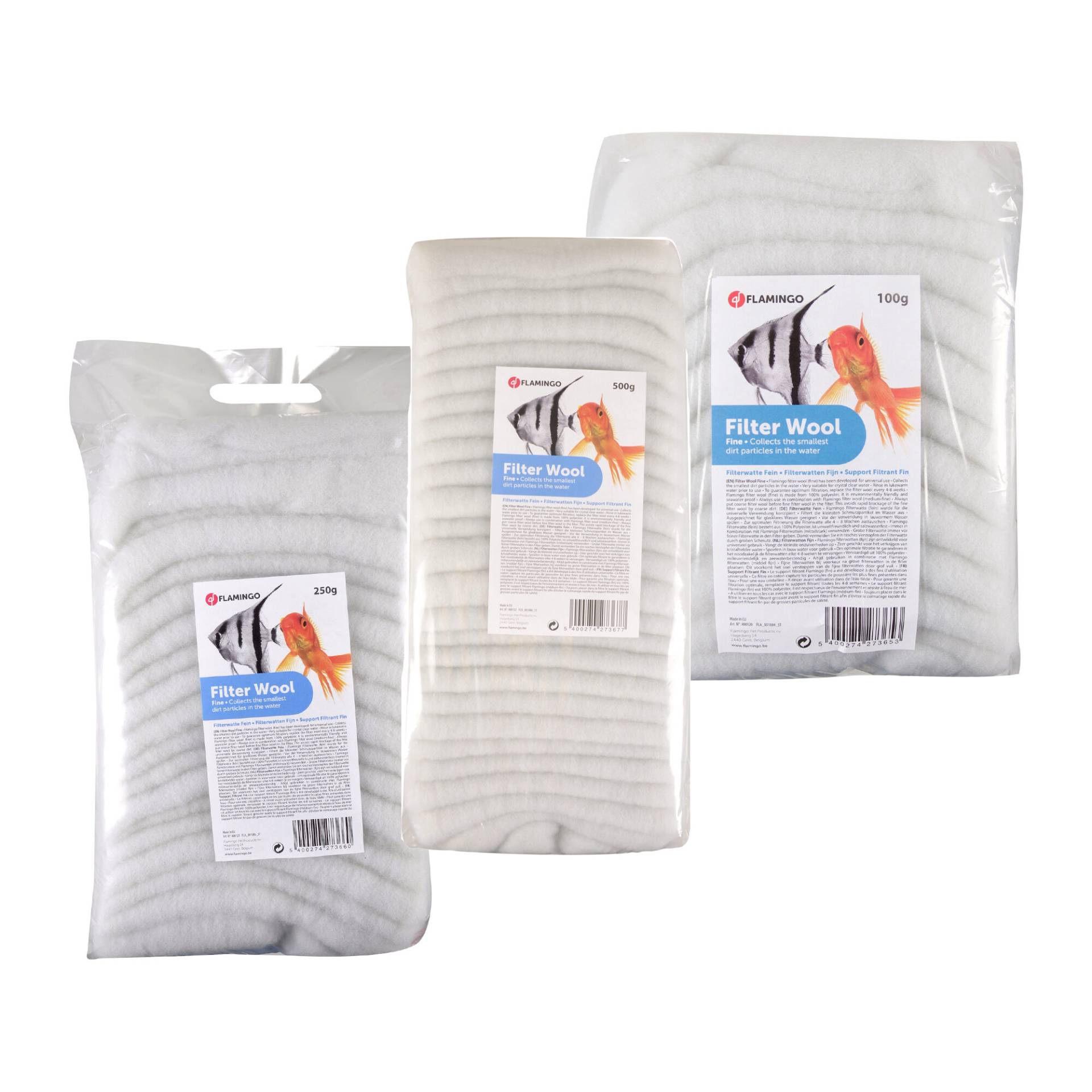 Flamingo Filterwatte Fein - 250 g von Flamingo