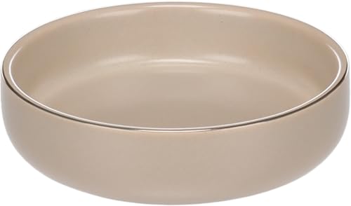 Flamingo Futter- UND TRINKNAPF ERAM RUND BEIGE 12x3CM 200ML von Flamingo