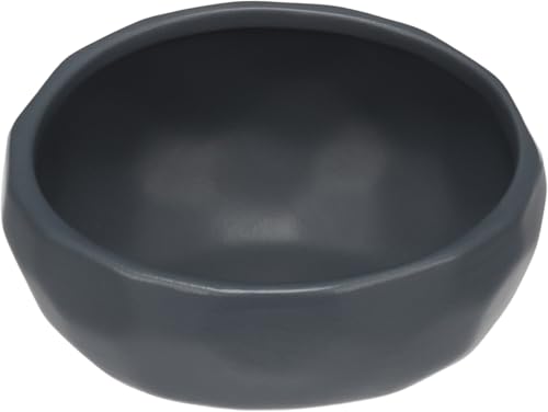 Flamingo Fress- und Trinknapf Unic Rund Dunkelblau – 320ml, Hochwertige Glasur-Keramik, Einzigartiges und Schönes Design Flamingo Fress- und Trinknapf Unic Rund Dunkelblau – 320ml, Hochwertige Glasur-Keramik, Einzigartiges und Schönes Design von Flamingo